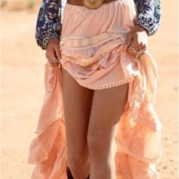 Spell Peach Prairie skirt - Picture 2 of 5